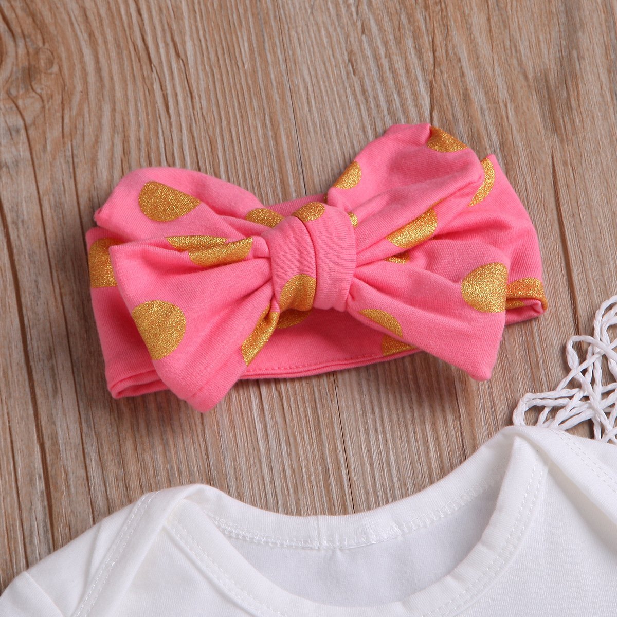 Haut, pantalon et bandeau imprimé petit éléphant