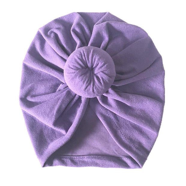 Cute India Turban Hats Baby Infant Donut Hat