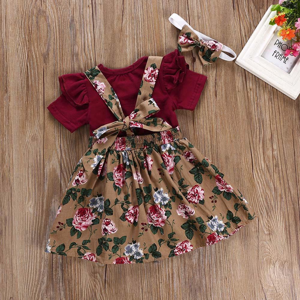 Conjunto de 3 peças de macacão