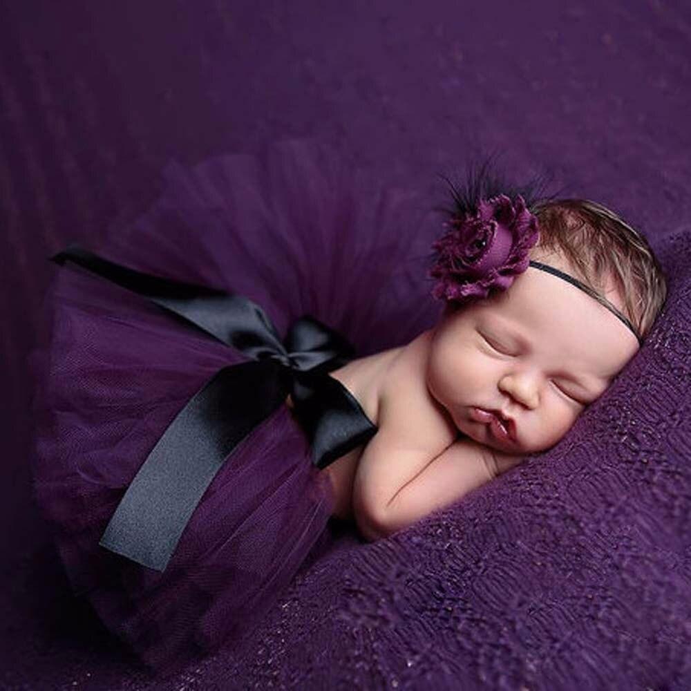 Photographie de nouveau-né, jupe Tutu princesse, bandeau