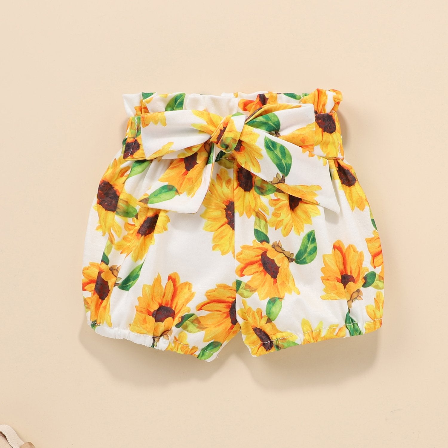 Conjunto de 3 peças de bebê com estampa de girassol lindo