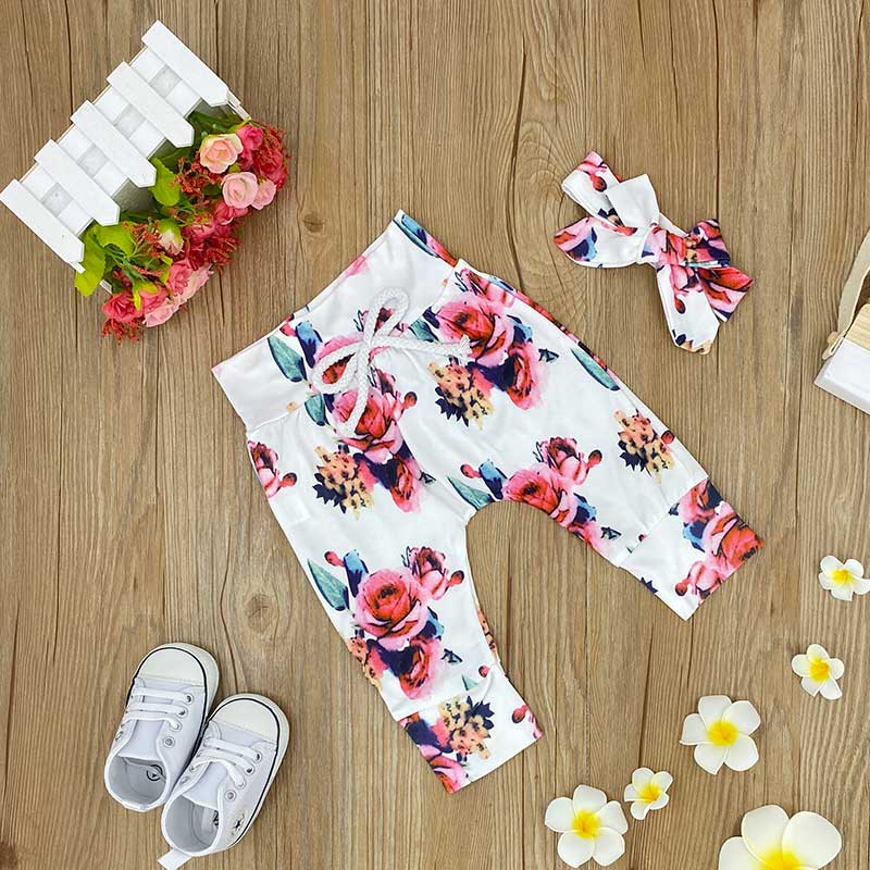Floral Print Hoodie Set
