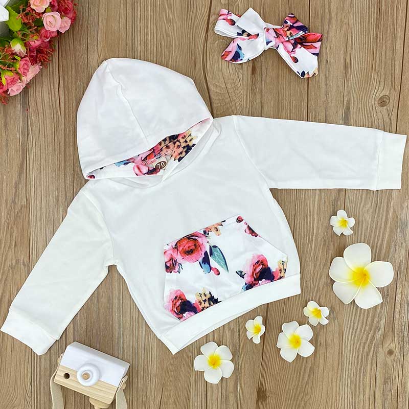 Floral Print Hoodie Set
