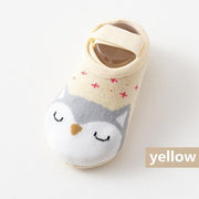 Lovely Cartoon Non-Slip Cotton Soft and Comfortable Toddler Floor Socks