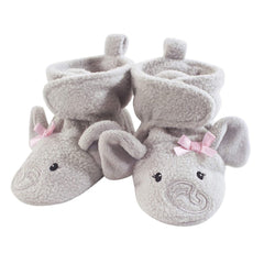 Adorável elefante 3D impresso botas de pelúcia quentes sapatos de bebê
