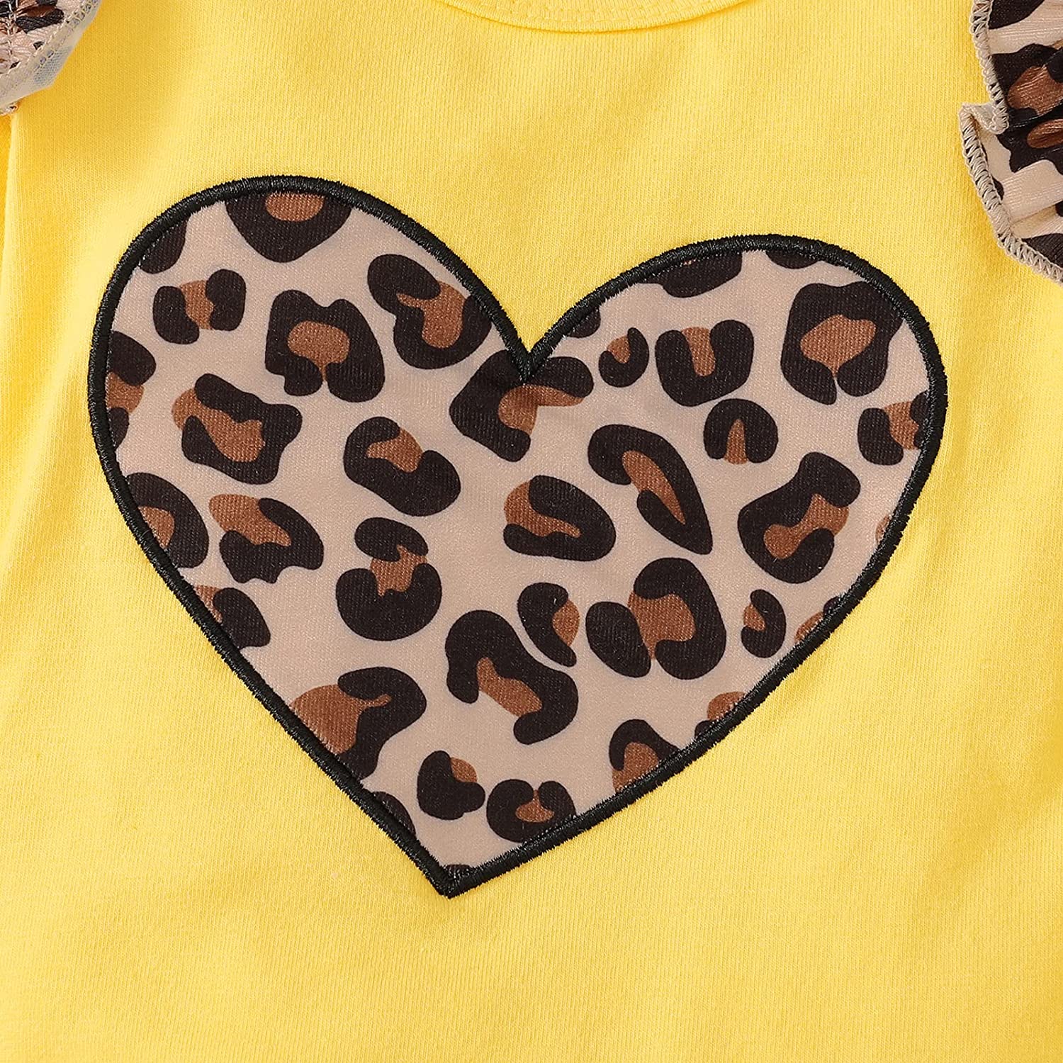 3PCS Leopard Printed Long-sleeve Baby Set