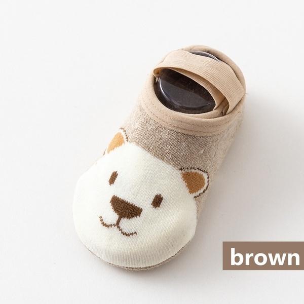 Jolies chaussettes de sol en coton antidérapantes, douces et confortables, pour tout-petits