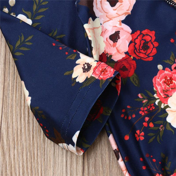 2PCS Lovely Floral Printed NewBorn Baby Sleeping Bag