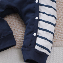 Combinaison pour bébé à manches courtes, 2 pièces, joli imprimé éléphant de dessin animé
