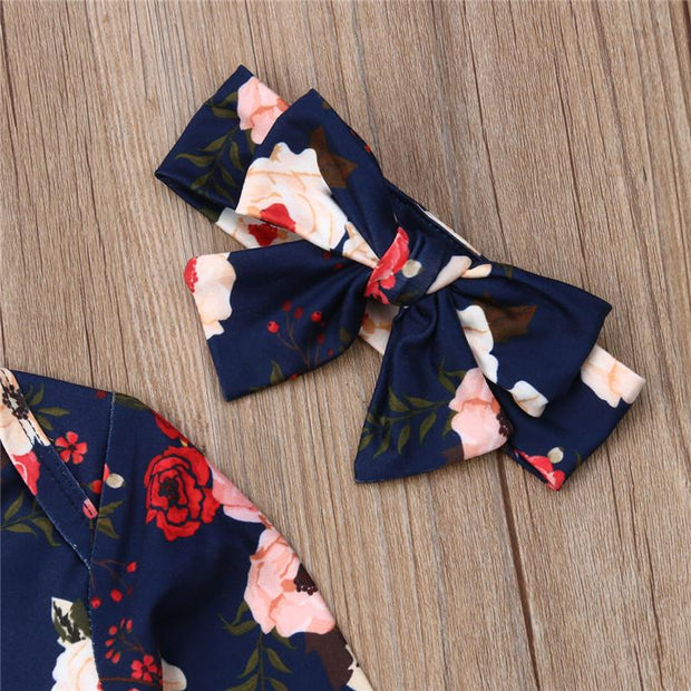 2PCS Lovely Floral Printed NewBorn Baby Sleeping Bag