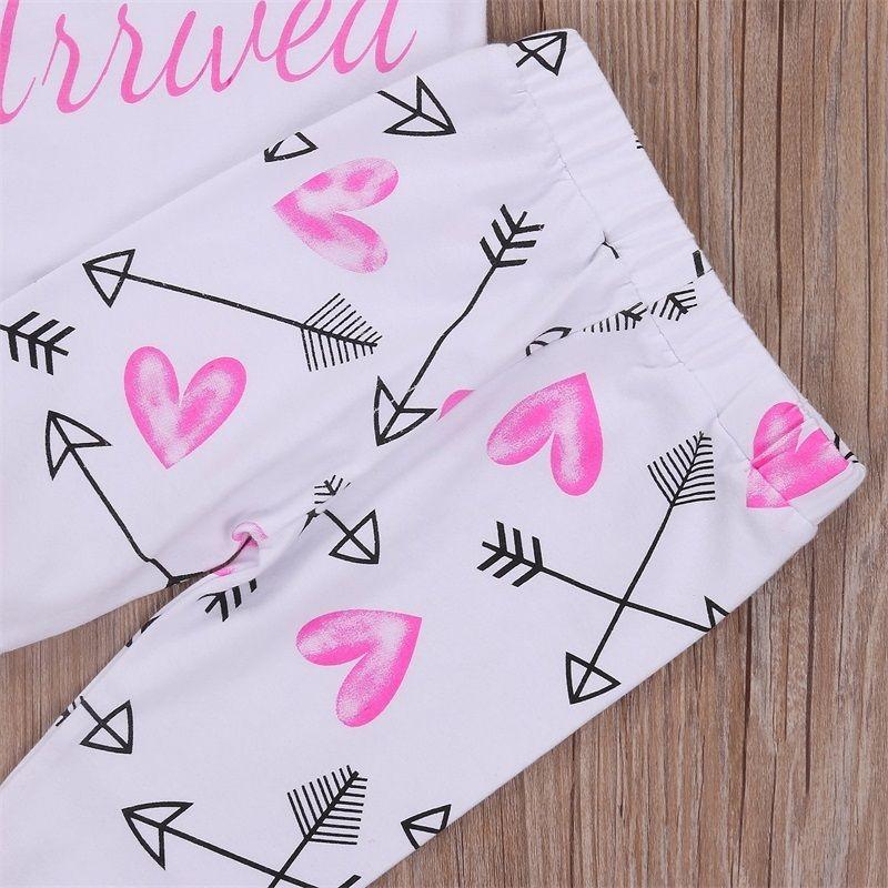 Haut + pantalon + bandeau imprimé lettre princesse bébé