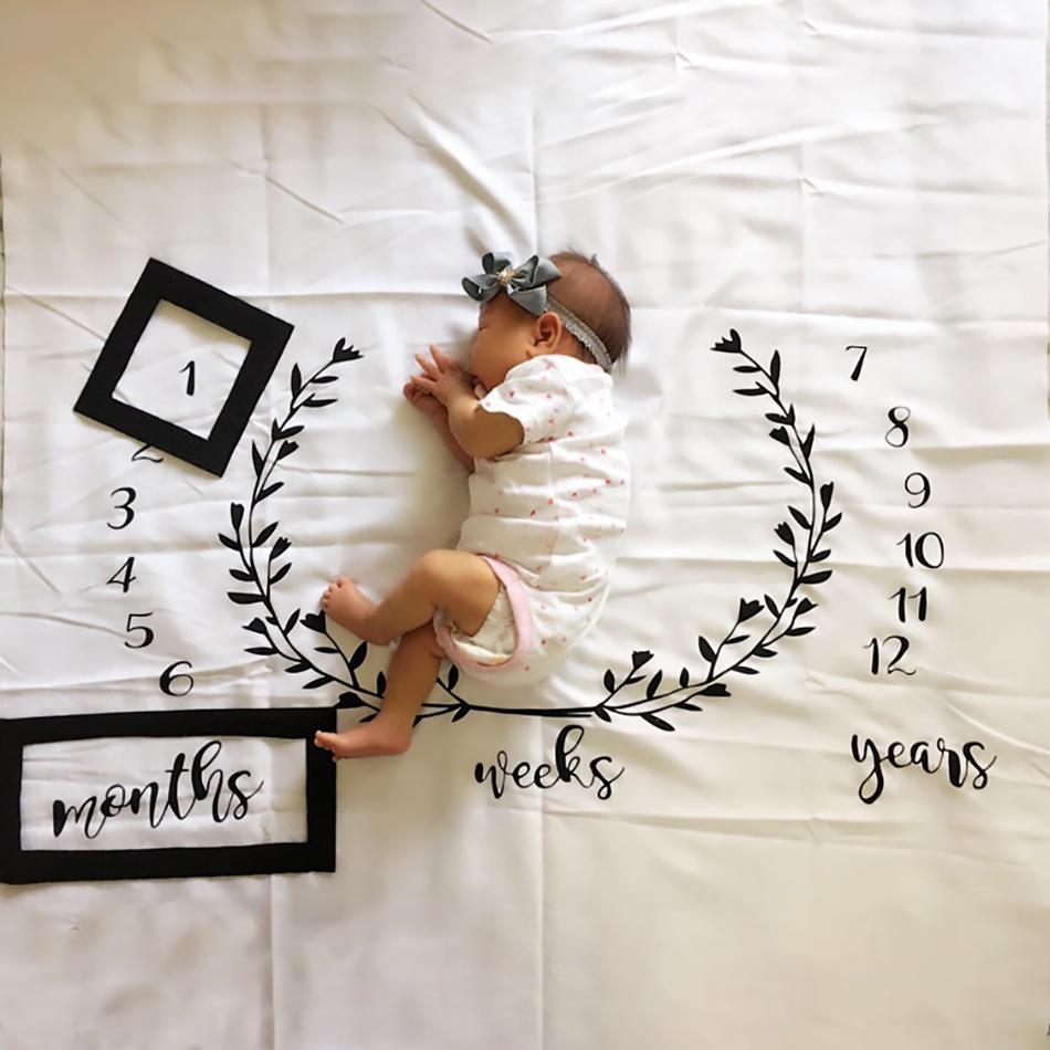 Couverture de photographie de bébé Creative Milestone