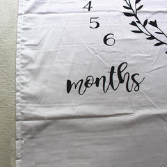 Couverture de photographie de bébé Creative Milestone
